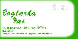 boglarka mai business card